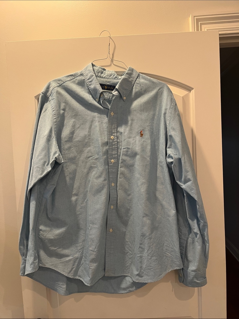 Polo by Ralph Lauren Light Blue Button-Down Oxford Shirt